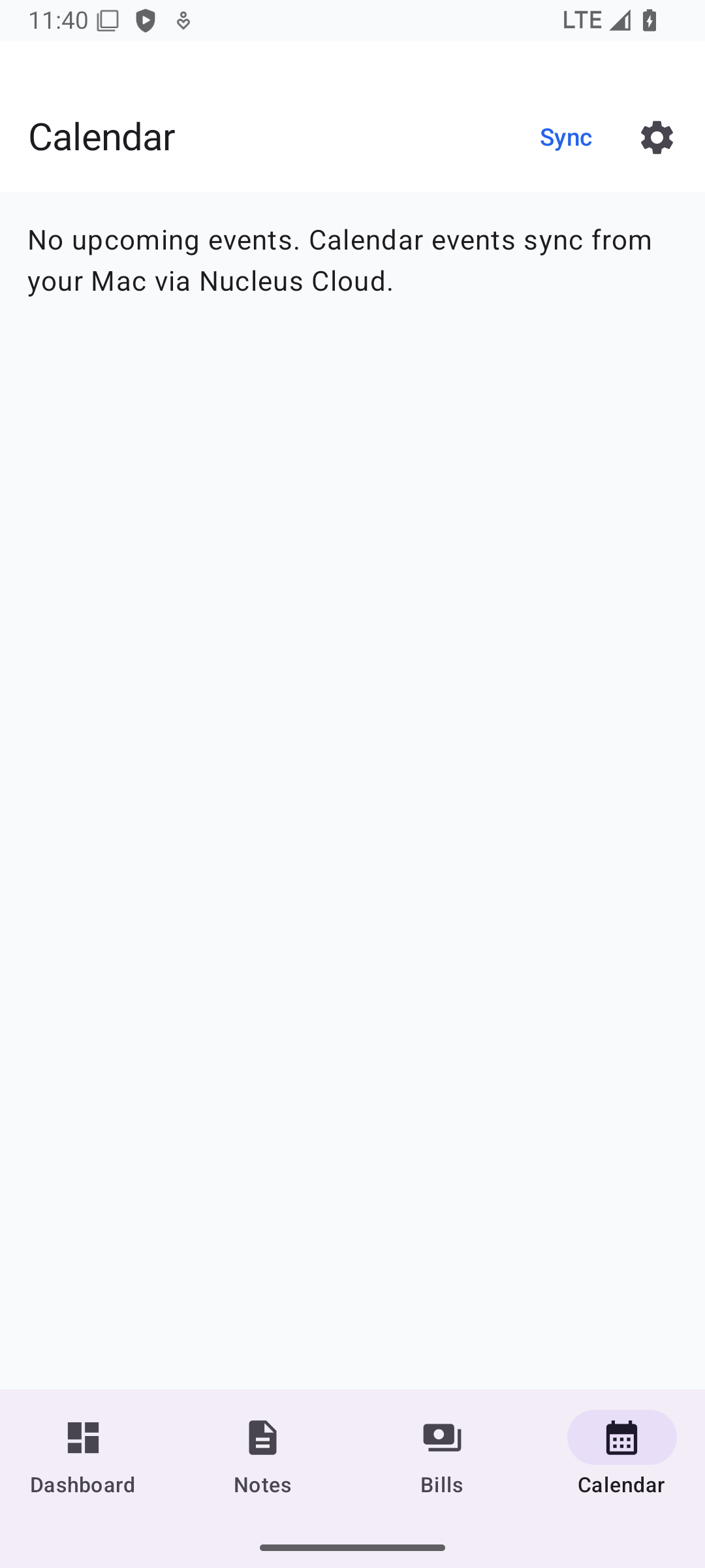 Settings on Android